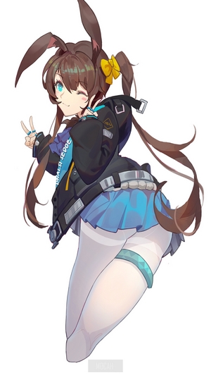 Amiya from Arknights anime girl