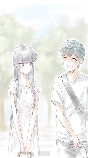 Shouko Komi and Hitohito Tadano from Komi Can't Communicate
