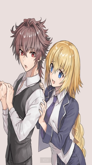 Jeanne d'Arc and Sieg from Fate/Apocrypha fan art