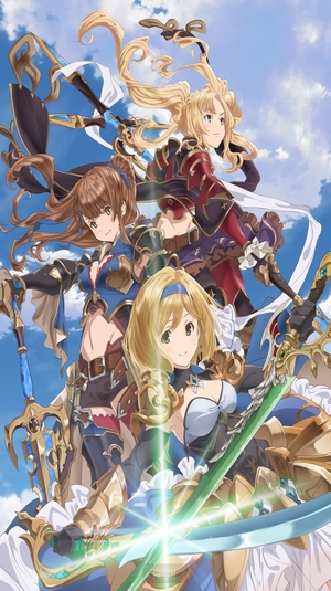 Zeta, Beatrix, and Djeeta from Granblue Fantasy