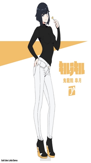 Kiryuin Satsuki from Kill la Kill eating a lollipop