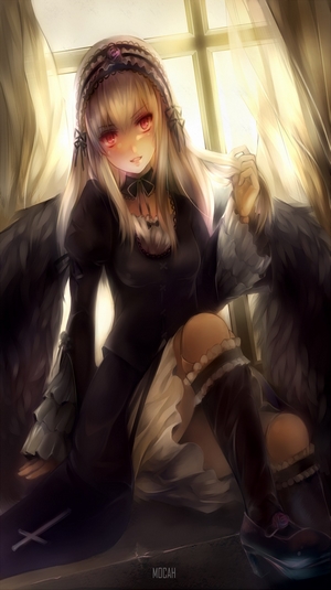 Suigintou from Rozen Maiden anime girl