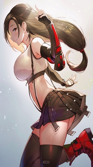 Tifa Lockhart from Final Fantasy VII Side Profile