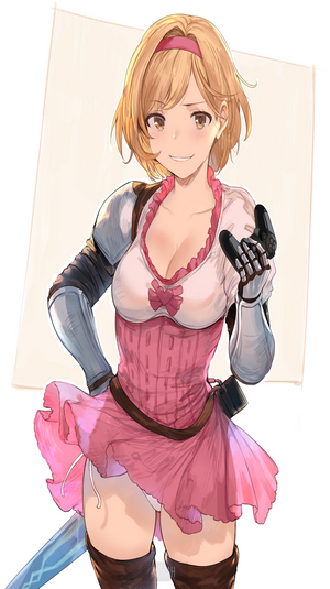 Djeeta from Granblue Fantasy with sword