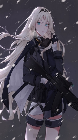 AN-94 from Girls Frontline in the snow