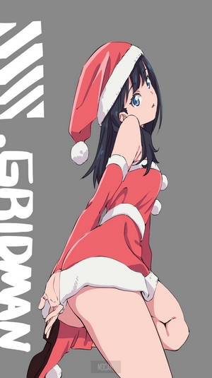 Rikka Takarada from SSSS.GRIDMAN in Christmas Outfit