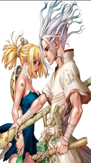 Kohaku and Senku Ishigami from Dr. Stone