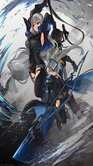 Skadi and Grani from Arknights