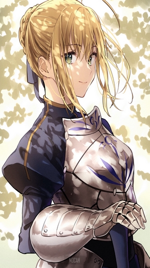 Arturia Pendragon from Fate Series in Armor