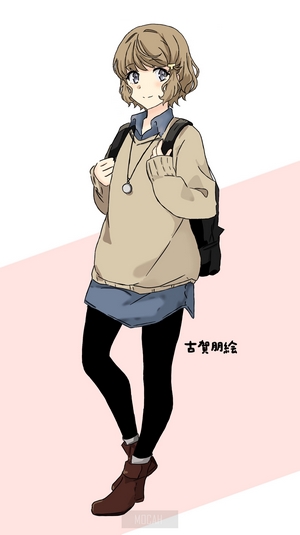 Koga Tomoe from Seishun Buta Yarou wa Bunny Girl Senpai no Yume o Minai