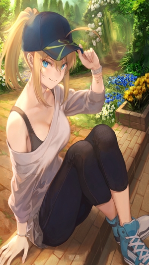 Saber in Casual Outfit with Baseball Cap