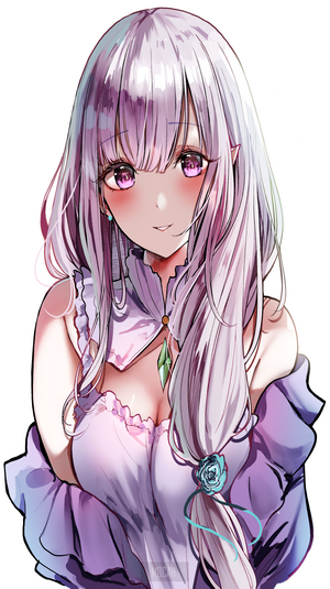 Emilia from Re:Zero Kara Hajimeru Isekai Seikatsu