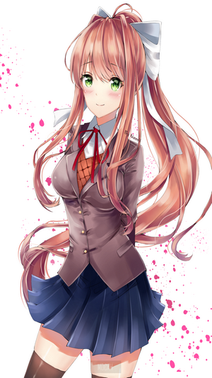 Monika Doki Doki Literature Club Just Monika Doki Doki Literature