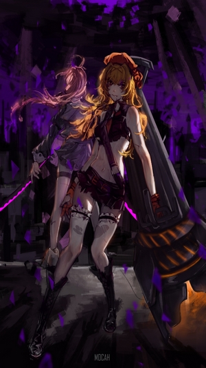 Yang Xiao Long and Blake Belladonna from RWBY