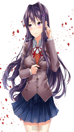 Yuri from Doki Doki Literature Club