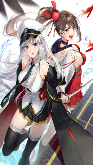 Enterprise and Zuikaku from Azur Lane