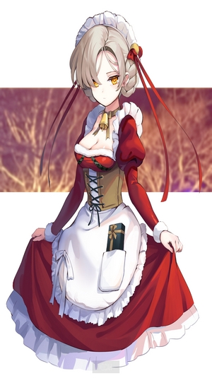 Sheffield from Azur Lane in Christmas outfit