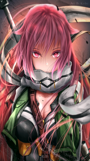 Asada Shino from Sword Art Online with Pink Hair