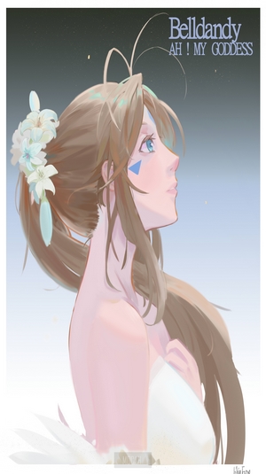 Belldandy from Ah! My Goddess fan art