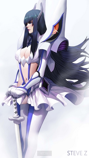 Kiryuin Satsuki from Kill la Kill with Katana