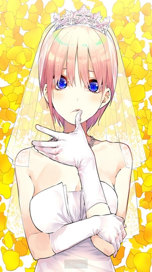 Ichika Nakano from The Quintessential Quintuplets wedding dress