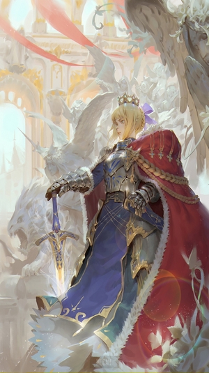 Saber Arturia Pendragon from Fate Series