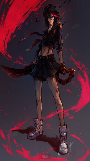 Ryuko Matoi from Kill la Kill with Scissor Blade