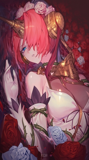 Frankenstein from Fate/Grand Order with Roses