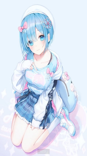 Rem in Casual Outfit from Re:Zero