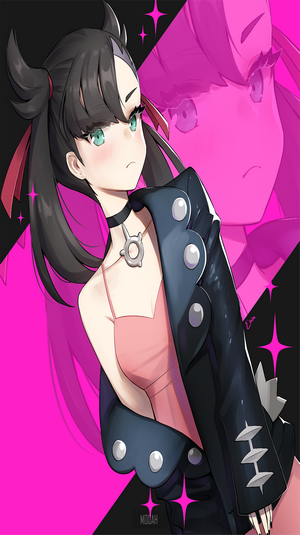 Marnie from Pokémon Sword and Shield in Stylish Outfit