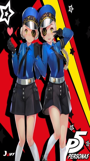 Caroline and Justine from Persona 5