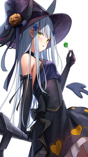 HK416 from Girls Frontline in Halloween witch costume