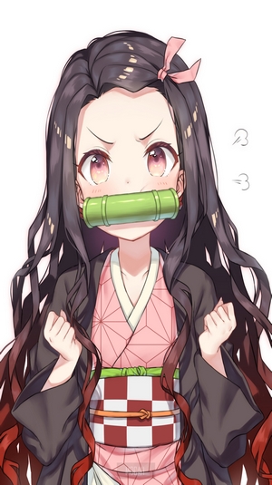 anime, anime girl, Kamado Nezuko, Kimetsu no Yaiba, 2124x3000 HD Phone ...