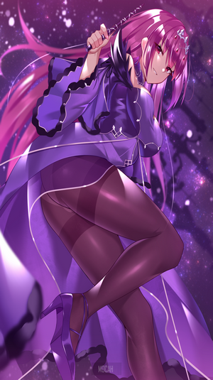 Scathach in Purple Outfit from Fate/Grand Order