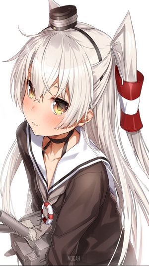 Amatsukaze from Kantai Collection in Sailor Outfit
