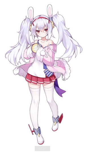 Laffey from Azur Lane holding a lantern