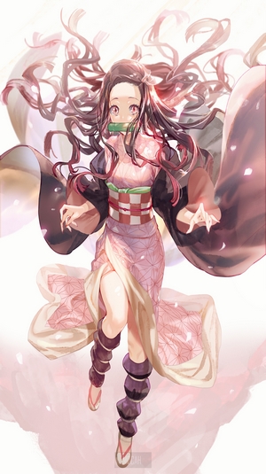 Kamado Nezuko from Kimetsu no Yaiba in Flowing Kimono