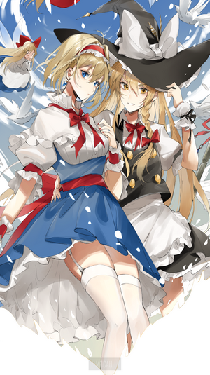 Kirisame Marisa and Alice Margatroid from Touhou