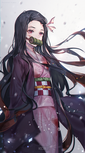 Kamado Nezuko from Kimetsu no Yaiba in Flowing Kimono