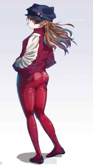 Asuka Langley Soryu from Neon Genesis Evangelion fan art