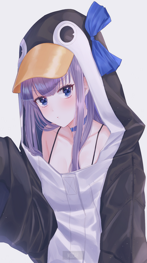 Meltlilith from Fate Series in Penguin Costume