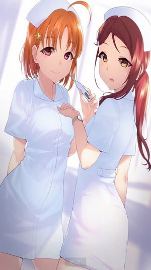Chika Takami and Riko Sakurauchi from Love Live! Sunshine!!