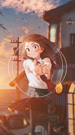 Ochako Uraraka from My Hero Academia