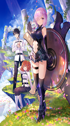 Mash Kyrielight and Fujimaru Ritsuka from Fate/Grand Order
