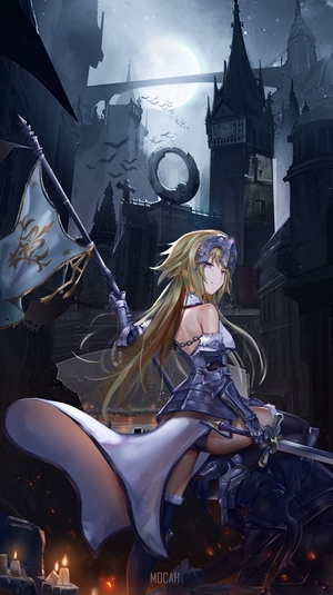 Jeanne d'Arc from Fate/Apocrypha with Flag