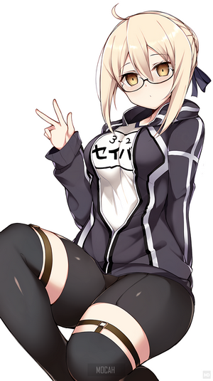 Mysterious Heroine X Alter from Fate/Grand Order with Glasses