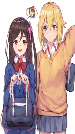 Nako Sunao and Hitori Bocchi from Hitoribocchi no ○○ Seikatsu