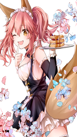 Tamamo no Mae from Fate/Grand Order with Pancakes