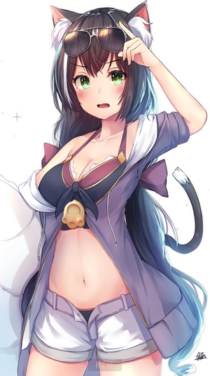 Kyaru from Princess Connect in Casual Summer Outfit