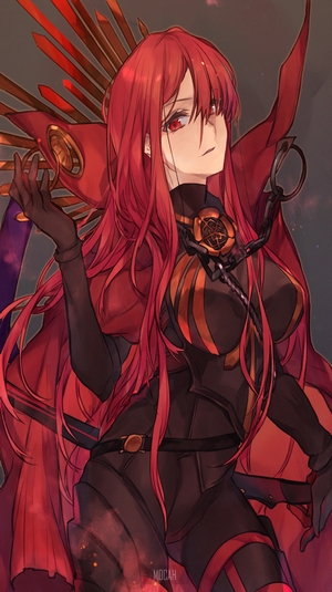 Redhead anime girl from Fate/Grand Order